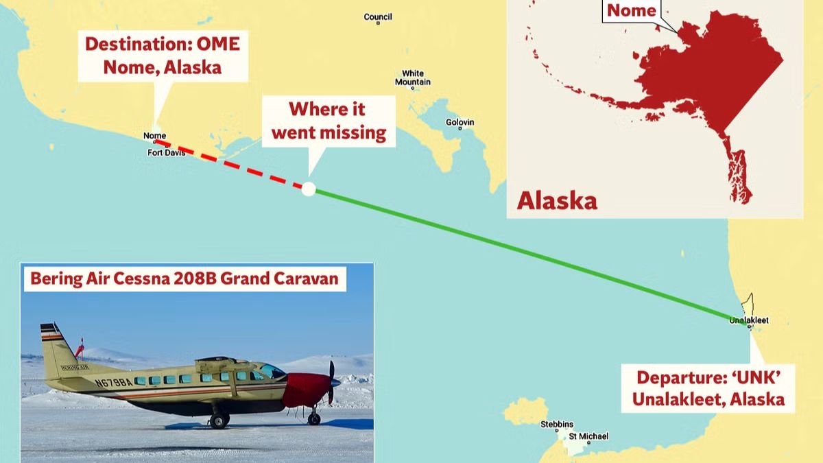 Search for Missing Bering Air Flight in Alaska: What We Know